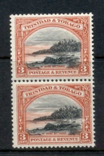 Trinidad-Tobago-1935-37-KGVI-Pictorial-3c-pr-Perf-12-5-MUH