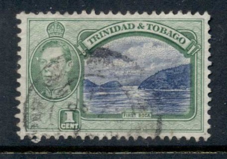 Trinidad-Tobago-1938-41-KGVI-Pictorials-1c-First-Boca-FU