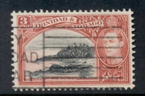 Trinidad-Tobago-1938-41-KGVI-Pictorials-3c-Mt-Irvine