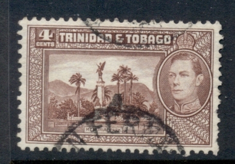 Trinidad-Tobago-1938-41-KGVI-Pictorials-4c-Memorial-Park-brown-FU