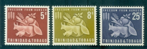 Trinidad-Tobago-1963-FFH-Freedom-from-Hunger-FAO-MLH