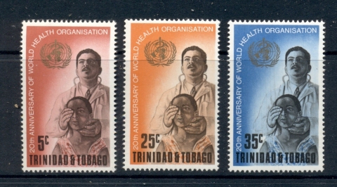 Trinidad-Tobago-1968-WHO-20th-Anniversary-MUH