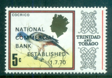 Trinidad-Tobago-1970-National-Commercial-Bank-Opt-on-bird-MLH