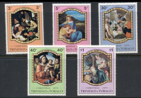 Trinidad-Tobago-1970-Xmas-paintings-MUH