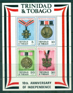 Trinidad-Tobago-1972-Independence-10th-Anniv-MS-MUH