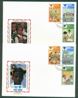 Trinidad-Tobago-1979-IYC-International-Year-of-the-Child-2x-FDC-lot32125