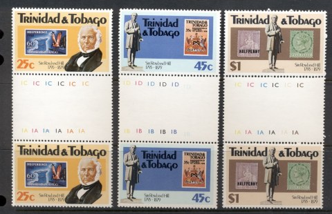 Trinidad-Tobago-1979-Sir-Rowland-Hill-Death-Centenary-gutter-pr-MUH