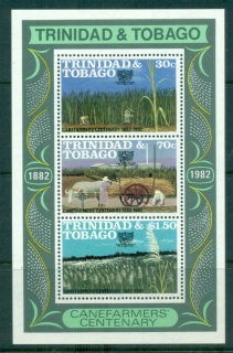 Trinidad-Tobago-1982-Canefarmers-Centenary-MS-MUH