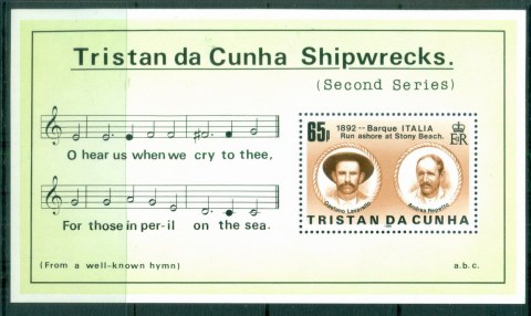 Tristan-da-Cunha-1986-Shipwrecks-MS-MUH