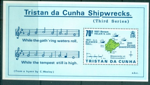 Tristan-da-Cunha-1987-Shipwrecks-MS-MUH