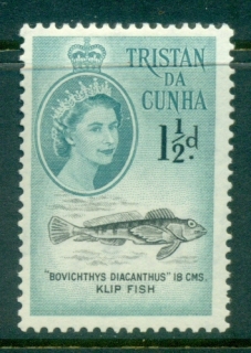 Tristan-da-Cunha-1960-QEII-Pictorial-Marine-Life-1-5d-MLH