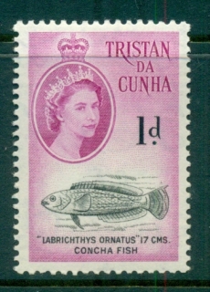 Tristan-da-Cunha-1960-QEII-Pictorial-Marine-Life-1d-MLH