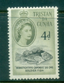 Tristan-da-Cunha-1960-QEII-Pictorial-Marine-Life-4d-MLH