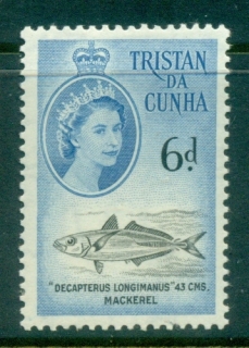 Tristan-da-Cunha-1960-QEII-Pictorial-Marine-Life-6d-MLH