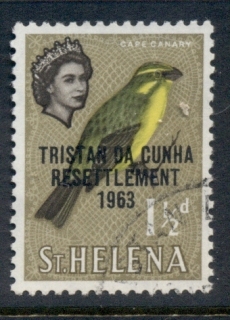 Tristan-da-Cunha-1963-Resettlement-Pictorials-1-5d-Bird-FU