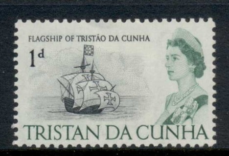 Tristan-da-Cunha-1965-QEII-Pictorials-Ships-1d-MLH