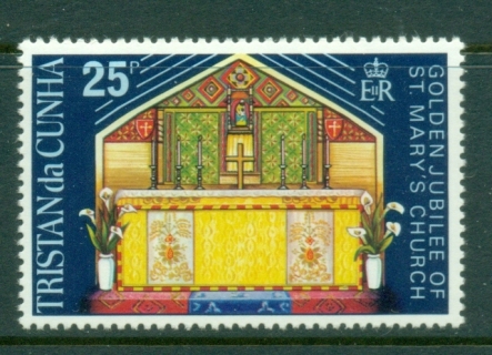 Tristan-da-Cunha-1973-St-Marys-Church-50th-Anniversary-MUH