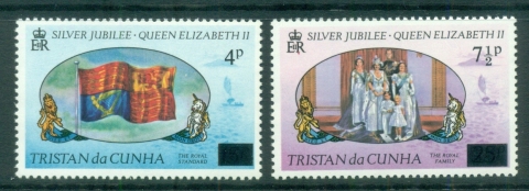 Tristan-da-Cunha-1977-QEII-Silver-Jubilee-Opt-New-Value-MUH