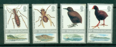 Tristan-da-Cunha-1987-Indigenous-Flightless-Speciae-habitats-MUH