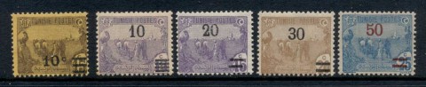 Tunisia-1911-28-Surcharges-Asst-MLH