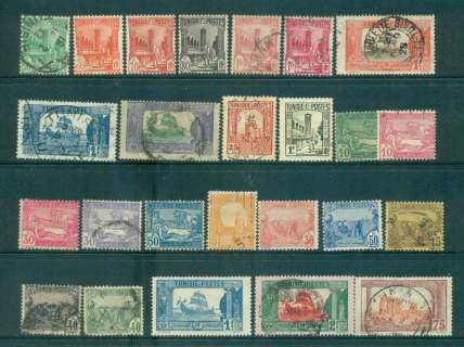 Tunisia-1926-46-Assorted-Pictorials-MH-FU-Lot46472