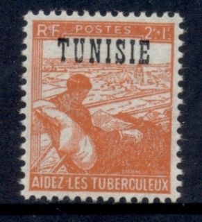 Tunisia-1945-Anti-Tuberculosis-Surch-MLH