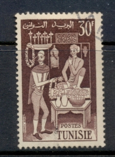 Tunisia-1955-Florists-30f-FU