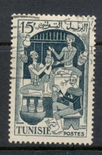 Tunisia-1955-Potters-15f-FU