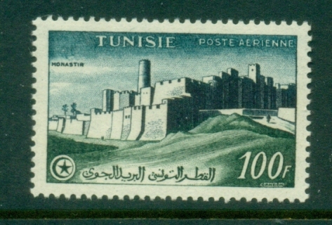 Tunisia-1956-Air-mail-redrawn-without-RF-100f-MUH