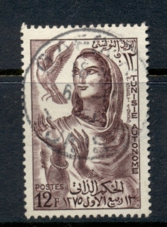 Tunisia-1956-Woman-Dove-12f-FU