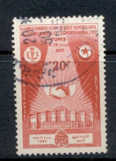 Tunisia-1957-Labour-Bourse-20f-FU