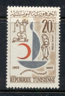 Tunisia-1963-Red-Cross-Centenary-MUH