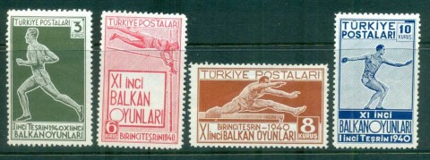 Turkey-1940-11th-Balkan-Olympics-MUH