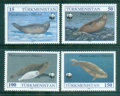 Turkmenistan 1993 WWF Caspian Seal