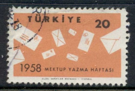 Turkey-1958-International-Letter-Writing-Week-FU