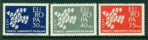 Turkey-1961-Europa-MUH-Lot15534