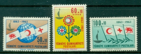 Turkey-1963-Red-Cross-centenary-MUH