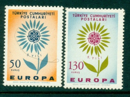 Turkey-1964-Europa-MUH-Lot15537