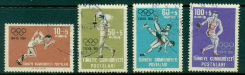 Turkey-1964-Summer-Olympics-Tokyo-CTO