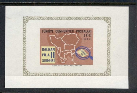 Turkey-1966-Balkanfila-Stamp-Ex-MS-MUH