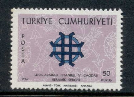 Turkey-1967-Ceramics-Ex-MLH