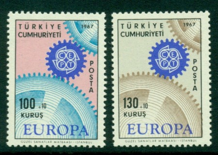 Turkey-1967-Europa-MUH-Lot15540