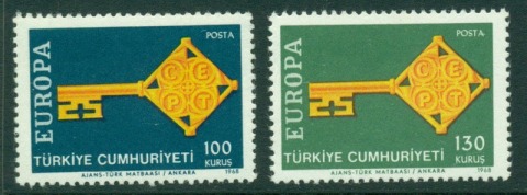 Turkey-1968-Europa-MUH-Lot15541