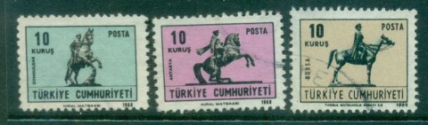 Turkey-1968-Kemal-Ataturk-Horse-Statue-FU