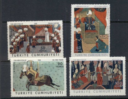 Turkey-1968-Miniature-paintings-MUH