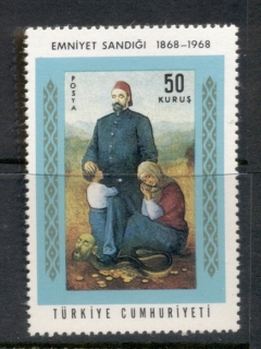 Turkey-1968-Pawn-Office-Centenary-MUH