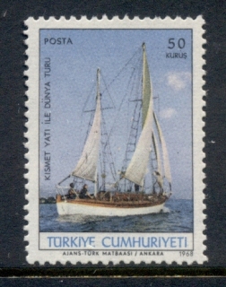 Turkey-1968-Yacht-Kismet-Round-the-World-MUH