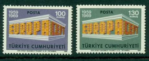 Turkey-1969-Europa-MUH-Lot15542