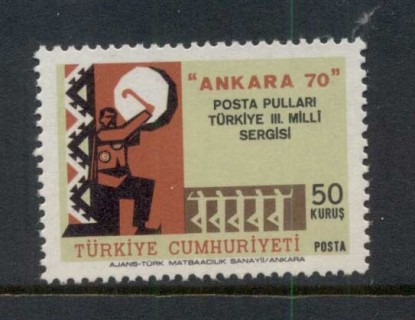 Turkey-1970-National-Stamp-Ex-MUH