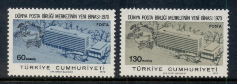 Turkey-1970-UPU-headquarters-Bern-MUH